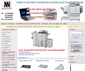 Thiết kế web CÔNG TY CỔ PHẦN THƯƠNG MẠI VÀ DỊCH VỤ KỸ THUẬT NHẬT NAM 