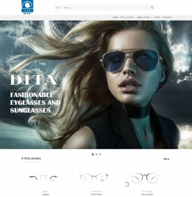 Thiết kế web giá rẻ cửa hàng kính Optic