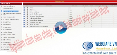 1. Channel - danh mục chính: Hướng dẫn chỉnh sửa