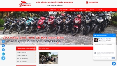 Thiết kế web giá rẻ chothuexemayninhbinh.com