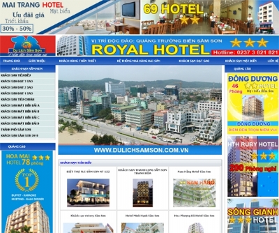 Thiết kế website DULICHSAMSON.COM.VN