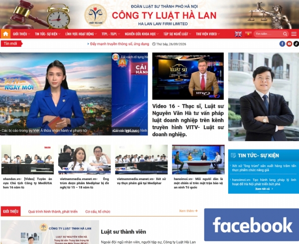 Thiết kế web giá rẻ LUATHALAN.VN