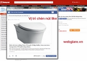 Thêm nút Like của Facebook vào Website