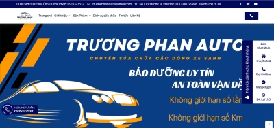 Thiết kế web giá rẻ TRƯỜNG PHAN AUTO