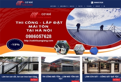 Thiết kế web giá rẻ cokhituangiang.com