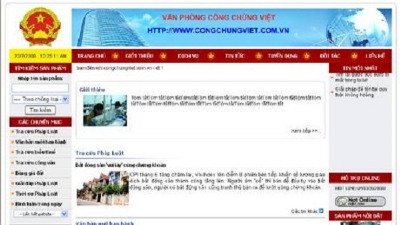 Thiết kế web giá rẻ văn phòng công chứng Việt